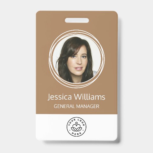 Persoonlijke Bedrijfsidentificatiekaart voor Werkn Badge (Voorzijde)