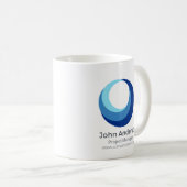 Persoonlijke bedrijfslogo koffiemok (Voorkant rechts)