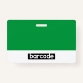 Persoonlijke bedrijfsnaam bedrijfsnaam Foto Logo Badge (Achterkant)