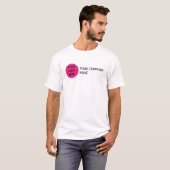 Persoonlijke bedrijfsnaam Slogan T-shirt (Voorkant volledig)