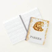 Persoonlijke Beer Aquarel Notitieboek (Binnen)