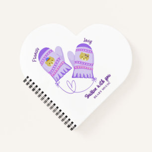 Persoonlijke Beer Handschoenen Valentijnsdag Cadea Notitieboek