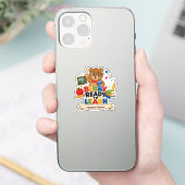 Persoonlijke Beer Leraar Sticker | Beary Klaar Voo (Telefoon)