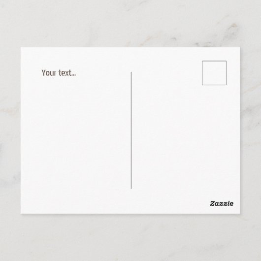 Persoonlijke beer strepen verjaardag briefkaart (Achterkant)