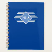Persoonlijke beginletters van geschenkontvanger planner (Voorkant)