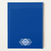 Persoonlijke beginletters van geschenkontvanger planner (Achterkant)