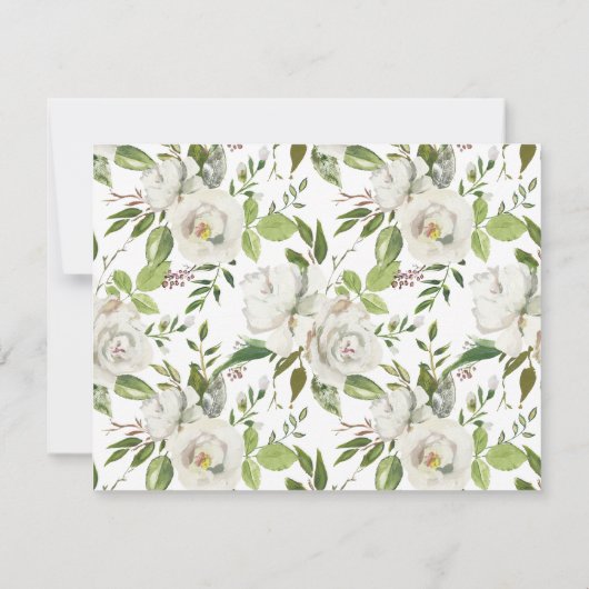 Persoonlijke begrafenis bedankbriefje | gedragslij notitiekaartje (Achterkant)