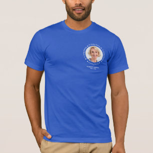 Persoonlijke begrafenis in het houden van geheugen t-shirt