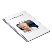 Persoonlijke begrafenisboek / Memorial Sign In Notitieboek (Rechterzijde)