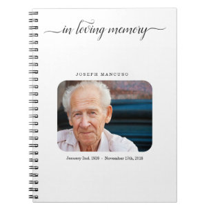 Persoonlijke begrafenisboek / Memorial Sign In Notitieboek