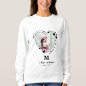 Persoonlijke begrafenisfotoliefhebbers Memorial Trui (Voorkant)