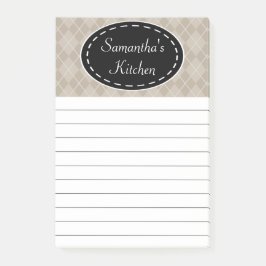 Persoonlijke Beige Keuken Post-it-briefjes Post-it® Notes