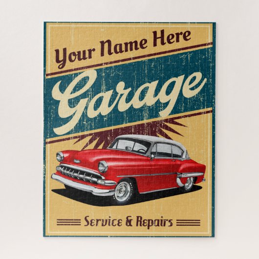 Persoonlijke Bel Air Garage Legpuzzel (Verticaal)
