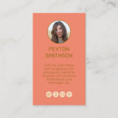 Persoonlijke belkaart voor koppels visitekaartje (Voorkant)