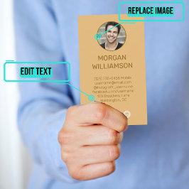 Persoonlijke belkaart voor koppels visitekaartje