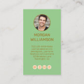 Persoonlijke belkaart voor koppels visitekaartje (Achterkant)