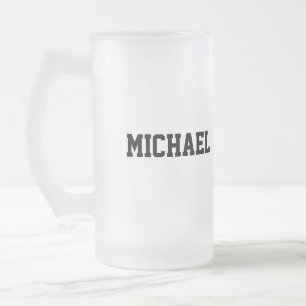Persoonlijke benaming bachelor beer stein sport mo matglas bierpul