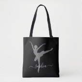 Persoonlijke benaming Ballerina Canvas tas (Voorkant)