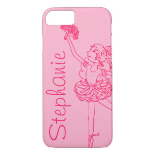 Persoonlijke benaming ballerina roze hoesje