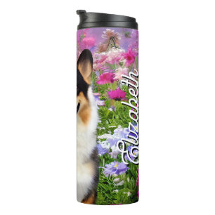 Persoonlijke benaming Garden Dweller Corgi Thermosbeker