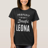 Persoonlijke benaming Leona T-shirt (Voorkant)