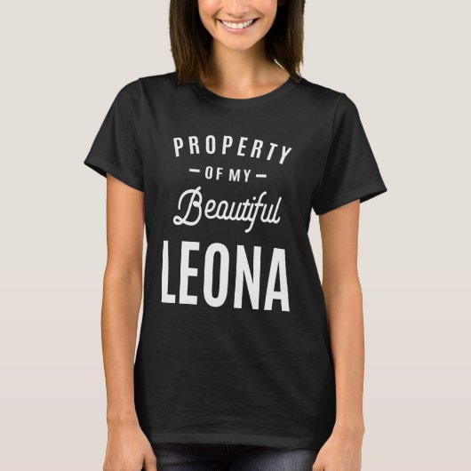 Persoonlijke benaming Leona T-shirt