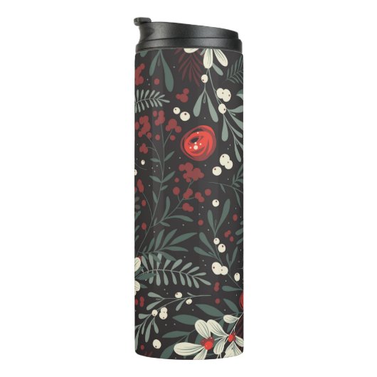 Persoonlijke benaming Modern Floral Thermal Tumble Thermosbeker (Geroteerd rechts)