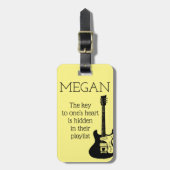 Persoonlijke benaming Moderne Minimale elektrische Bagagelabel (Voorkant verticaal)