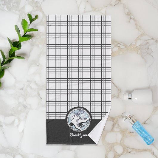 Persoonlijke benaming Moderne Tartan ijsvorming Bad Handdoek