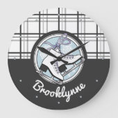 Persoonlijke benaming Moderne Tartan ijsvorming  Grote Klok (Voorkant)