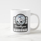 Persoonlijke benaming Moderne Tartan ijsvorming Grote Koffiekop (Rechts)