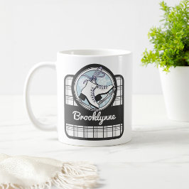 Persoonlijke benaming Moderne Tartan ijsvorming Koffiemok