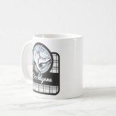 Persoonlijke benaming Moderne Tartan ijsvorming Koffiemok (Voorkant links)