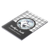 Persoonlijke benaming Moderne Tartan ijsvorming Notitieboek (Linkerzijde)