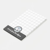 Persoonlijke benaming Moderne Tartan ijsvorming Post-it® Notes (Schuin)