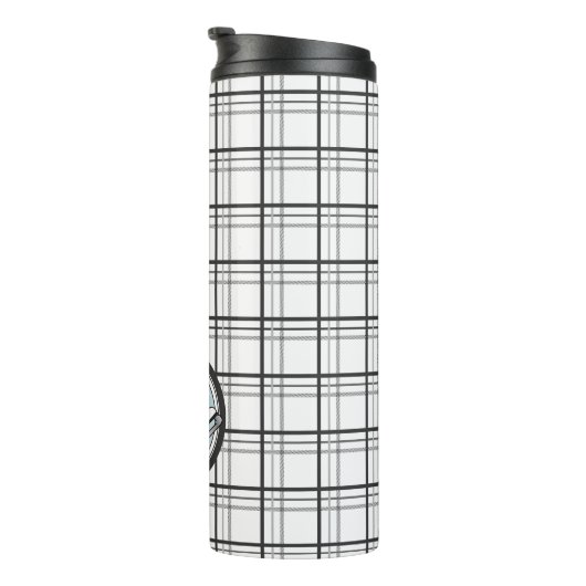 Persoonlijke benaming Moderne Tartan ijsvorming Thermosbeker (Geroteerd rechts)