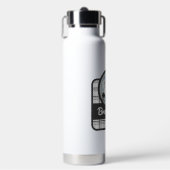 Persoonlijke benaming Moderne Tartan ijsvorming Waterfles (Voorkant)