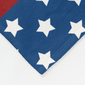 Persoonlijke benaming Patriotic parrot Fleece Deken (Hoek)