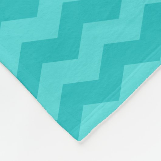 Persoonlijke benaming pegasus turquoise chevrons fleece deken (Hoek)
