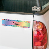 Persoonlijke benaming regenboogkayaks bumpersticker (Op Truck)