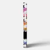 Persoonlijke benaming regenbooglitter pinguïns igl Case-Mate iPhone case (Achterkant / Links)