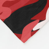 Persoonlijke benaming rode camouflage rode streep fleece deken (Hoek)