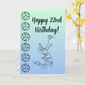 Persoonlijke benaming Sentiment Sport Theme Volley Kaart (Gele Bloem)