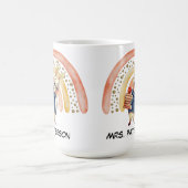 Persoonlijke benaming Twitter-Mok Cute Bunny Book Koffiemok (Center)