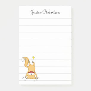 Persoonlijke benaming van Cute Fox en Butterfly Post-it® Notes