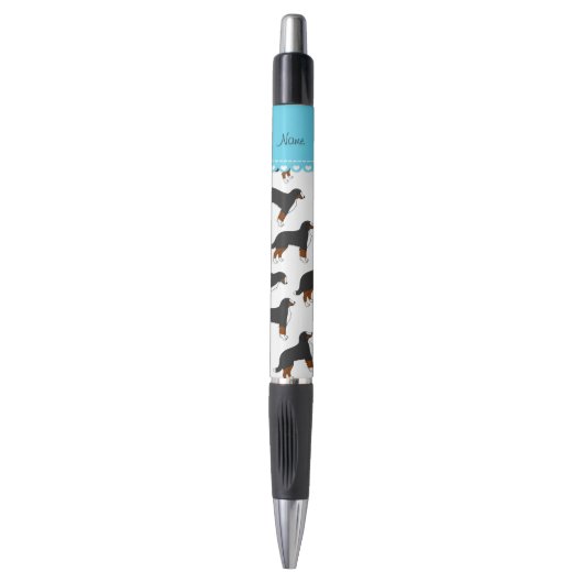Persoonlijke benaming white Bernese Mountain dogs Pen (Voorkant Verticaal)