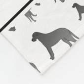 Persoonlijke benaming witte Ierse wolfhonden Fleece Deken (Hoek)