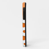 Persoonlijke benaming witte oranje pompoenen Case-Mate iPhone case (Achterkant/links)