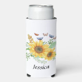 Persoonlijke benaming zonnebloempitten seltzer blikjeskoeler (Seltzer Voorkant)
