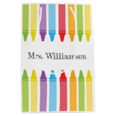 Persoonlijke beoordeling van de leraar regenboogku medium cadeauzakje (Voorkant)